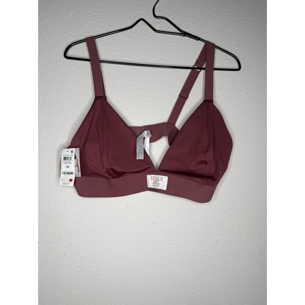 JENNI Style Not Size Solid Bralette 3X